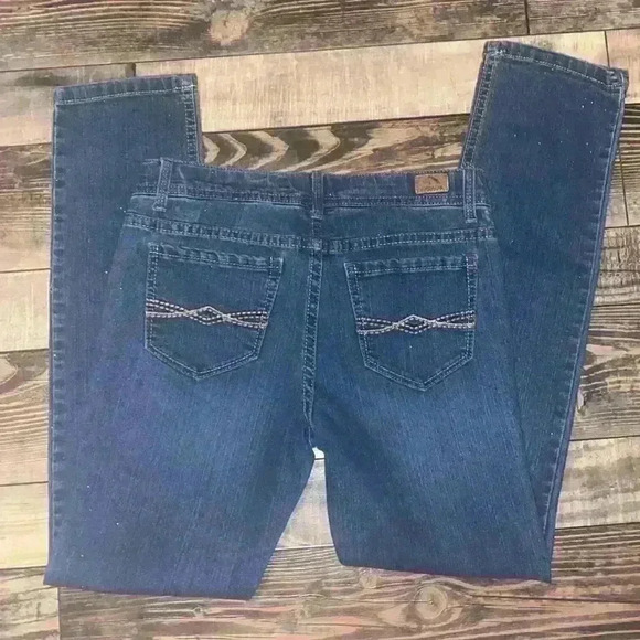 Girls Jordache Glitter Skinny Jeans size 12 - Picture 3 of 4